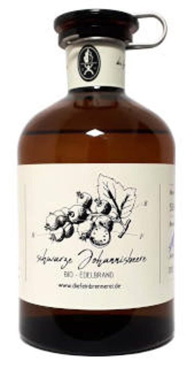 Produktfoto zu Bio-schwarzer Johannisbrand, 500 ml die Feinbrennerei