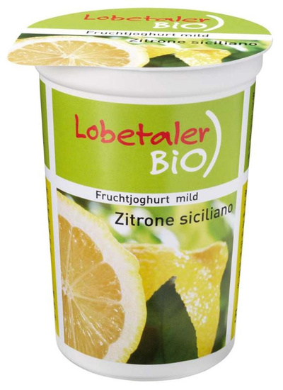 Produktfoto zu Joghurt Zitrone Siciliano 3,7% , 500 g , Lobetaler Bio
