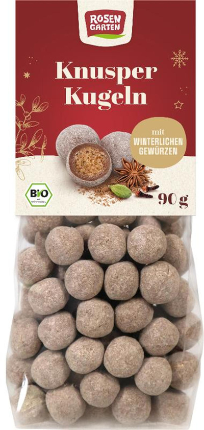 Produktfoto zu Schoko Knusperkugeln, 90 g, Rosengarten