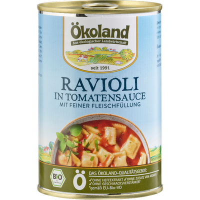Produktfoto zu Ravioli in Tomatensauce mit Fleisch