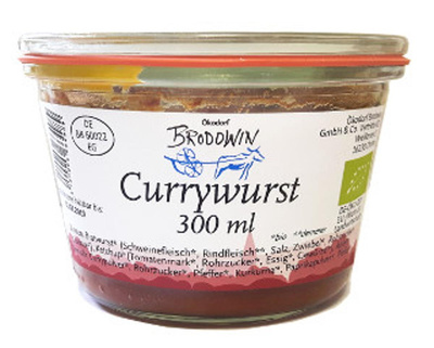 Produktfoto zu Currywurst im Glas, 300ml