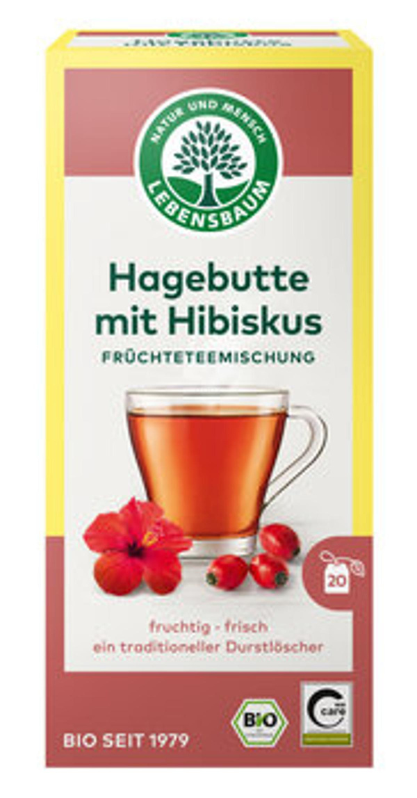 Produktfoto zu Hagebuttentee mit Hibiskus 20 x 2,5 g