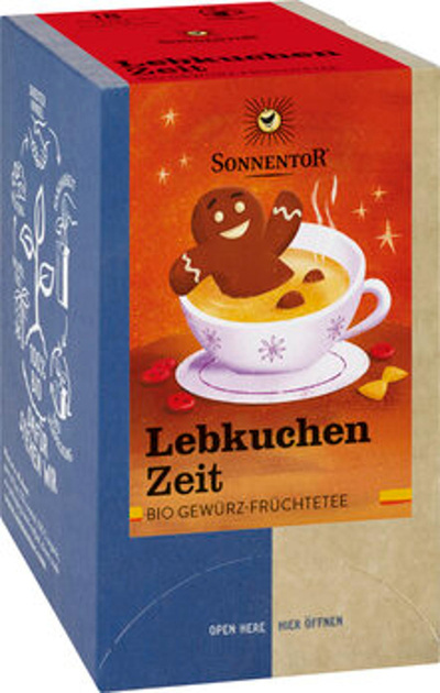 Produktfoto zu Lebkuchen Zeit Tee, 18,x,1,8,g, Sonnentor