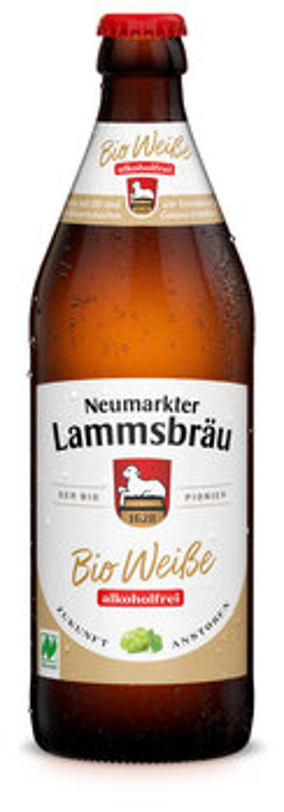 Produktfoto zu Lammsbräu Bier Weiße Alkoholfrei, 10 x 0,5 l
